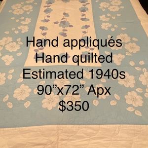 Vintage handmade quilt